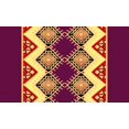 thumbnail image 1 of IBA Indianbeautifulart Pink Aztec Geometric Printed Ribbon Trim 9 Yards Velvet Fabric Laces For Crafts Sewing Accessories 3 Inches, 1 of 2