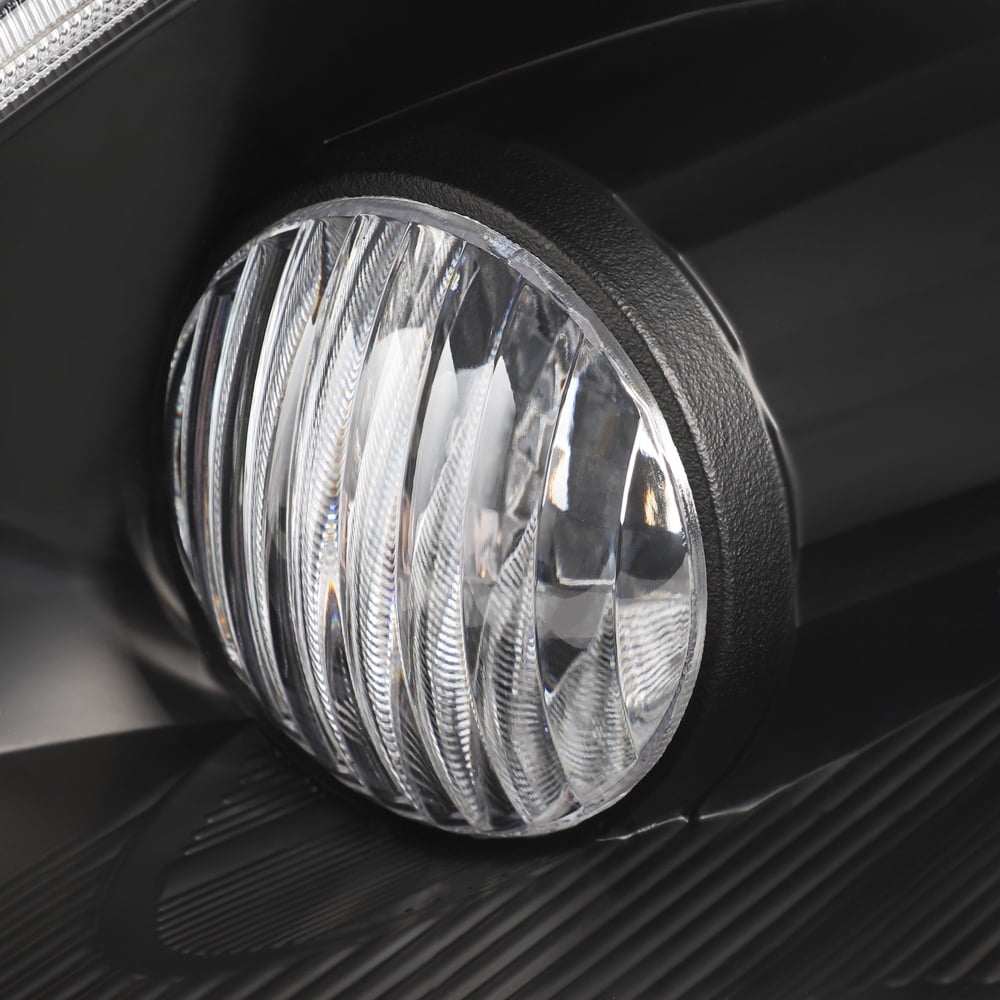 AKKON - For [Black] 2007 2008 2009 2010 2011 Honda CRV CR-V Driver and Passenger Side Headlights Pair