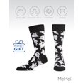 thumbnail image 6 of MeMoi Men's Halloween Cool Ghoul Ghost Novelty Crew Sock - Mens - Male, 10-13, Black, 6 of 8