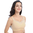 thumbnail image 5 of BIMEI Mastectomy Bra with Pockets for Breast Prosthesis Women's Full Coverage Wirefree Everyday Bra 8888,Beige, 36A, 5 of 7