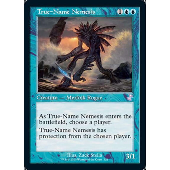MtG Time Spiral Remastered True-Name Nemesis (Foil Timeshifted) #321