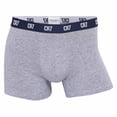 thumbnail image 2 of CR7 Hombre Calzoncillos, Paquete de 6 - Trunks, Algodón Orgánico elástico Blanco/Gris/Azul oscuro S (Small), 2 of 3