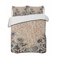thumbnail image 2 of Vintage Sunflower Twin Size Down Alternative Comforter, Lightweight Comforter Quilt Bedding Set with Pillow Shams Farmhouse Country Floral Plant All Seasons Bed Comforter Duvet Insert 68"x86", 2 of 7