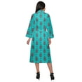 thumbnail image 3 of Moomaya Printed WoMen's Robe Dressing Gown With Pockets Bath Robe Girls, 3 of 6