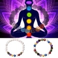thumbnail image 3 of Visland Beads Bracelet Colorful Beaded Elastic Rope Decorative Gift Faux Volcanic Agate Stone Energy Bangle Fashion Charm for Dating, 3 of 3