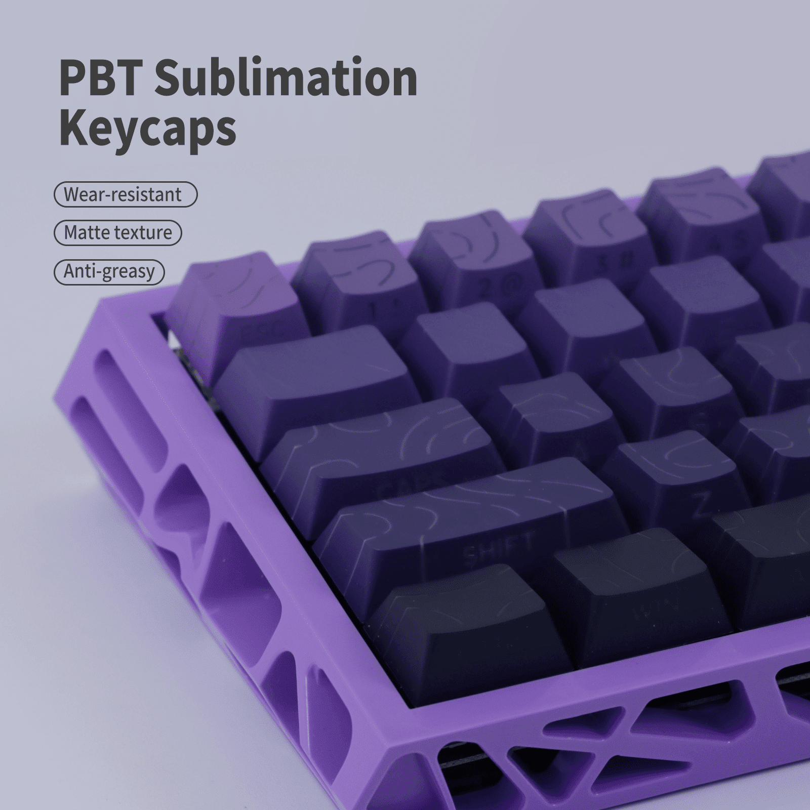 Magnetic Switch Gaming Keyboard, 61-Key 60% Layout, 6-Color Skeleton Hollow Case, RGB Backlit, Full N-Key Rollover, Hot-Swappable Adjustable Magnetic Switches, Backlit PBT Keycaps