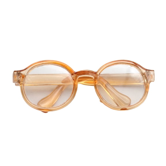 ZMKIAG Doll Eyeglasses Accessories - 6.3" Translucent Sunglasses for 15-17cm Dolls - Colorful Fashion Eyewear for DIY Doll Outfits - Cute Miniature Glasses for Collectors