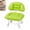 Green, variant on Low Rolling Stool with Wheels PU Leather - Adjustable Swivel Squat Seat Chair for Garage Detailing & Home Workshop