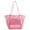 Pink, variant on Gustave Mesh Tote Beach Bag for Women Summer Casual Hobo Pool Bags Large Foldable Sandproof Shoulder Handbag for Travel Beach Picnic Vacation - Brown