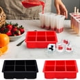 thumbnail image 1 of Xihbxyly Bandeja para Cubitos de Hielo, Molde de Silicona Antiadherente, Fácil de Desmoldar, para Congelar Bebidas y Refrigerios, Sin Olores, Diseño Compacto, Apto para Uso Alimentario, Reutilizable,, 1 of 3