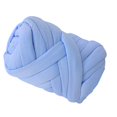 thumbnail image 3 of Hilo grueso para tejer a mano para mantas con nudo trenzado, hilo grueso jumbo Azul claro, 3 of 9