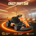 thumbnail image 4 of 36V Electric Go Kart for Kids, McLaren Powered Drift Racing Go Cart W/ 500W Powerful Motor, 3 Levels Adjustable Seat, Kids Race Pedal Go Karting Car Rear Wheel Drive Ride on Car Toy for Boy Girl, 4 of 8