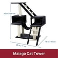 thumbnail image 5 of TRIXIE Malaga Sisal 3-Level 43" Cat Tree with Scratching Posts, Condos & Ladders, Gray, 5 of 7