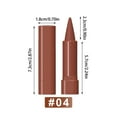 thumbnail image 3 of Gradient Lip Liner Matte Lipstick Soft Velvet Texture Long-Lasting Wear Chocolate Shade Smooth Application Comfortable Wear, 3 of 8