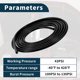 thumbnail image 4 of Manguera de vacío de silicona Unique Bargains 130PSI Presión máxima Línea de vacío automotriz Negra con conector de vacío 1 juego 10Ft 3/4/5/6/8/10mm ID Grosor de 2.5mm, 4 of 7