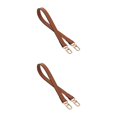 thumbnail image 1 of Sonducket Cuero duradero para actualizaciones de bolsos P Correa de hombro corta Bolsa Correas de repuesto de hombro cortas marrón38cm marrón38cm 2Conjunto, 1 of 6