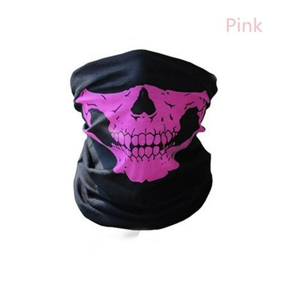Skull Bike Motorcycle Helmet Neck Face Mask Paintball Ski Sport Headband