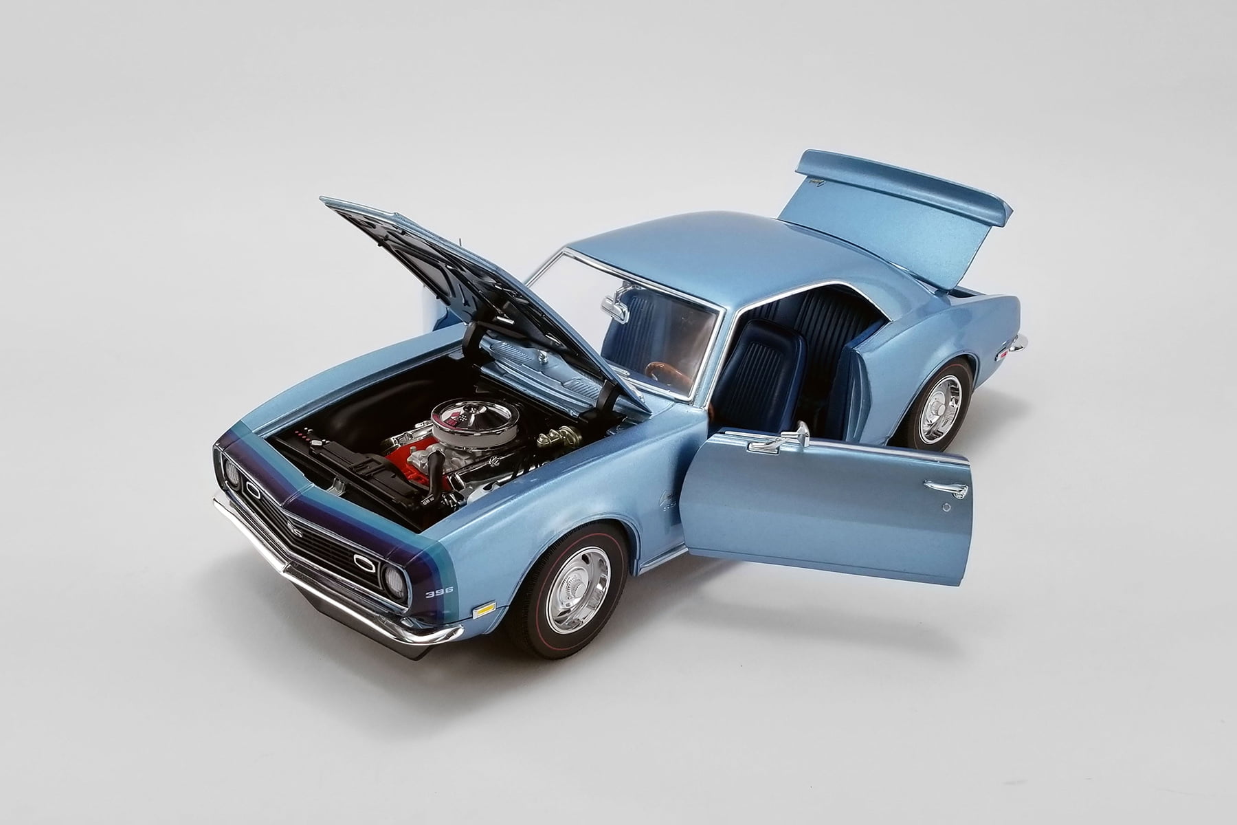 1968 CHEVY CAMARO 限定版 ミニカー 1:18 1/18 Welly 1968 Chevrolet Chevy Camaro Z28 (Blue) Diecast