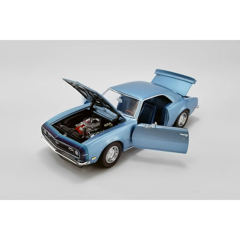 1968 Chevrolet Camaro 1/18ミニカー 1968 Chevrolet Camaro Z/28 Coupe Blue Metallic with White