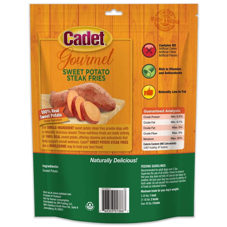 Cadet Gourmet Sweet Potato Fries Dog Treats, 1 Pound photo 8