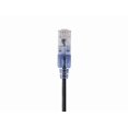thumbnail image 2 of Monoprice Cat6A Cable De Conexión Negro De 14 Pies Utp 30Awg 10G Cable Ethernet De La Serie Rj45 Slimrun De Cobre Desnudo Puro Sin Enganches, 2 of 4