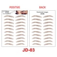 thumbnail image 1 of Xihbxyly 6D Imitation Eyebrow Tattoos Sticker Disposable Eyebrow Sticker Brown Holiday Deals, 1 of 2