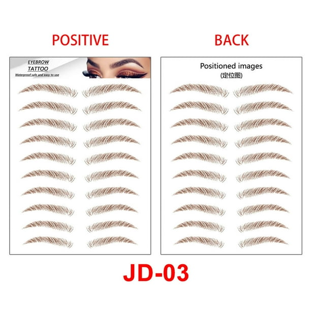 Fiudx Pegasus, Parche Potenciador Belleza Rápido, Cejas Desechables Impermeables, Maquillaje de Aspecto Natural, Accesorio de Moda Diario, para Todo Tipo de Piel, Diseño Ideal para Viajes.