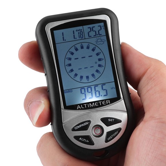 Portable Weather Altimeter, Altimeter, Environmentally-friendly Electronic Home For Outdoor