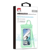 Waterproof Phone Pouch with Adjustable Lanyard, Universal Fit Dry Bag Case for Smartphones up to 6.9, Clear Touch Screen, IPX8 Waterproof for Beach, Swimming, Travel & Outdoor,Mint
