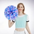 thumbnail image 2 of 2PCS Cheerleaders Handheld Flowers - Lightweight, Double Finger Ring, for Sports Performance, 2 of 4