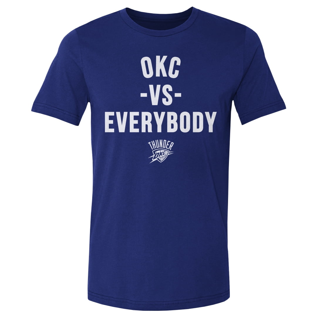 Men's 500 Level Blue Oklahoma City Thunder vs. Everybody T-Shirt