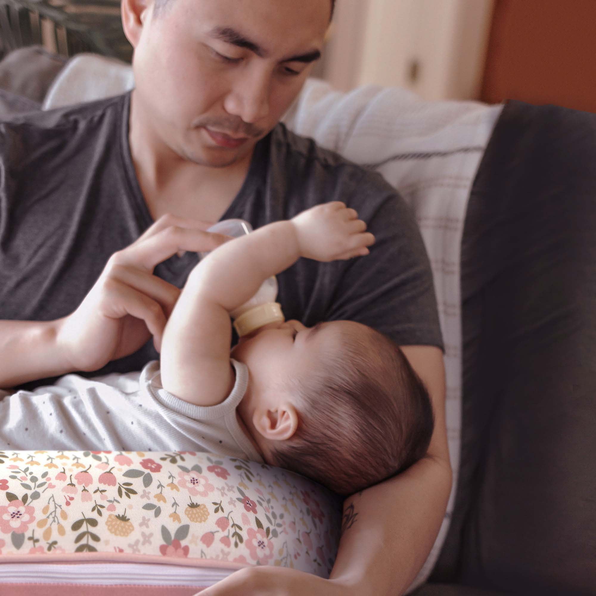 Boppy Bare Naked Original Nursing Pillow, Cover Sold Separately, Breast and Bottle Feeding, White