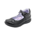 thumbnail image 4 of Zapato Escolar Charol Negro Bambino® Plantilla Arco Hebilla negro 17, 4 of 6