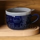 thumbnail image 3 of 2X Tazas de Café de CeráMica Creativas con Tapa de Porcelana de Desayuno Familiar de Jugo de Leche Bebida (Azul), 3 of 3