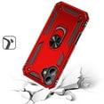 thumbnail image 3 of Compatible For Apple iPhone 16 Plus 6.7 inch Ring Kickstand Phone Cover Case - SHRG Red, 3 of 4