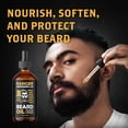thumbnail image 2 of Aceite de barba Leven Rose para hombres y suavizante de barba puro natural para hombres barbudos, bigotes y piel hidratada, 1 oz de Ranger Grooming Co, 2 of 5