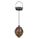 thumbnail image 1 of Farol solar decorativo, luces colgantes únicas para exteriores, lámpara de metal alimentada por energía solar para un tiempo de funcionamiento prolongado, diseño impermeable para decoración de patio, 1 of 5