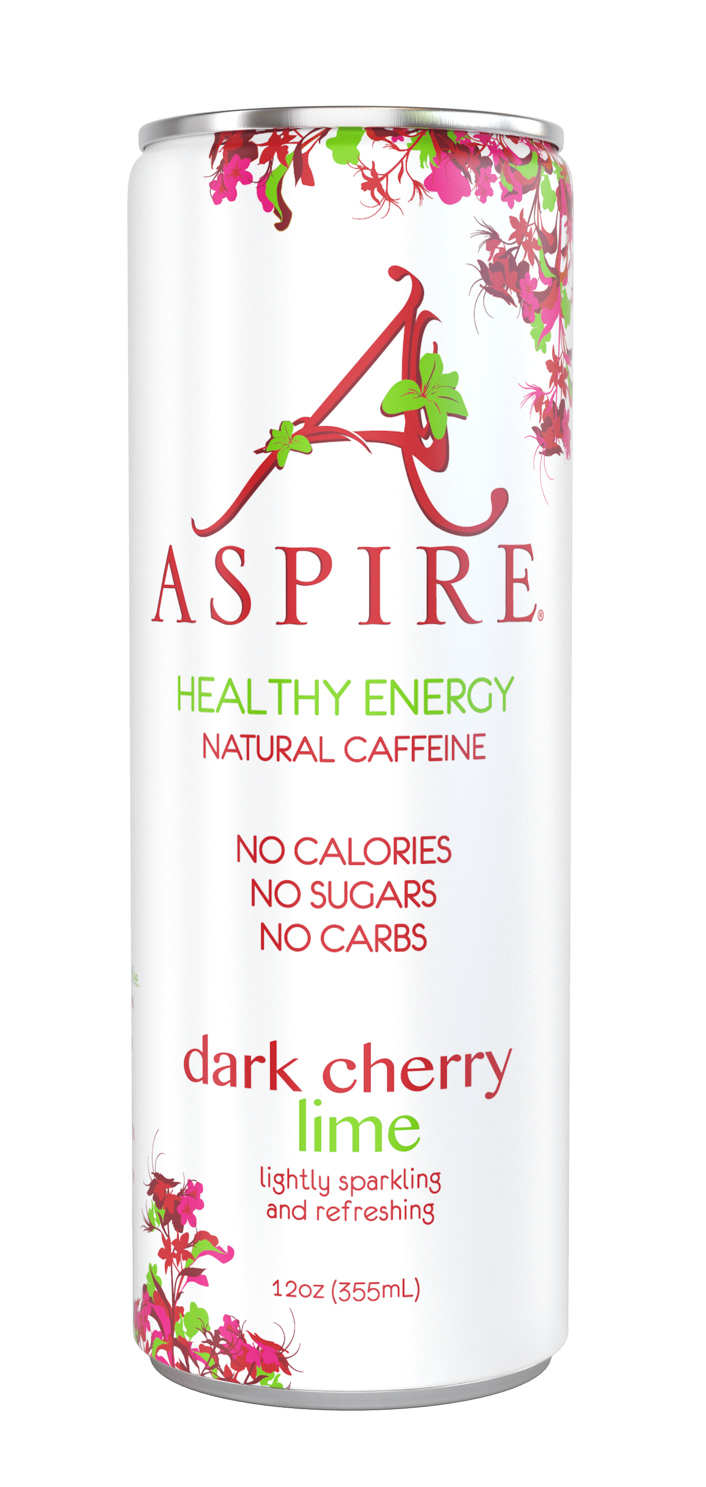 Aspire Healthy Energy Drinks Dark Cherry Lime Drink 12 fl oz