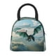 thumbnail image 1 of Disketp Cloud Sky Green Dragon Bolsa Térmica para Almuerzo, Lonchera con Abertura Amplia y Gran Capacidad, Organizador Reutilizable para Mujeres, Hombres y Adultos, 1 of 6
