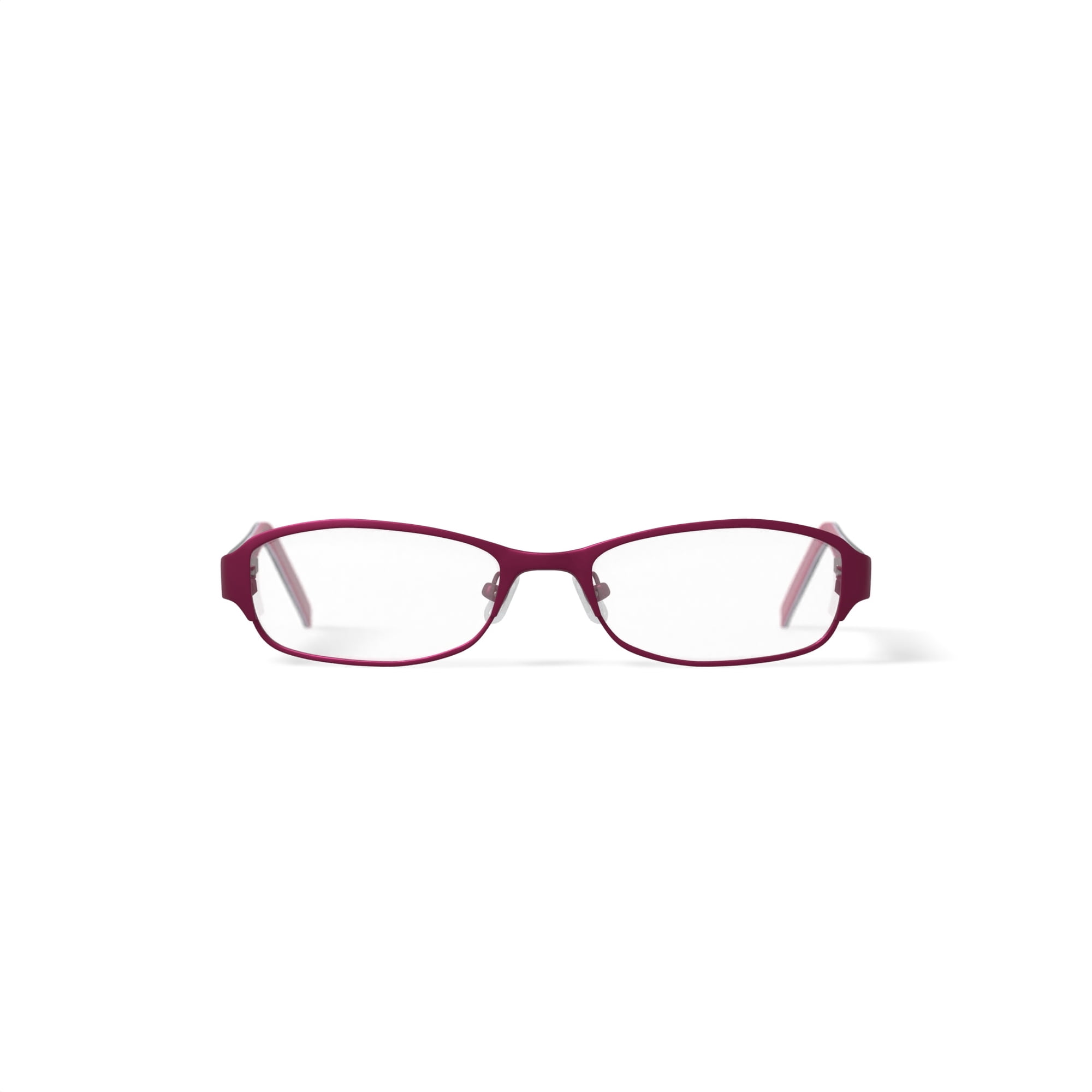 Walmart Youth FM13060 Rectangular Prescription Eyeglasses with Case, Matte Red
