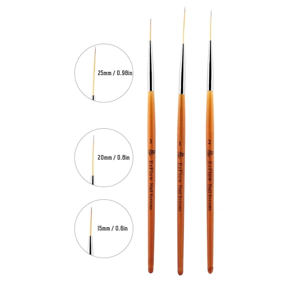 OTVIAP Fine Details Nail Art Liner Brush, Brush Nail Design Liner, For Professional