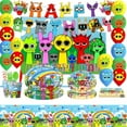 thumbnail image 1 of 127 PCS Sprunki Incredibox Theme Anime Games style Birthday Party Tableware Set., 1 of 4