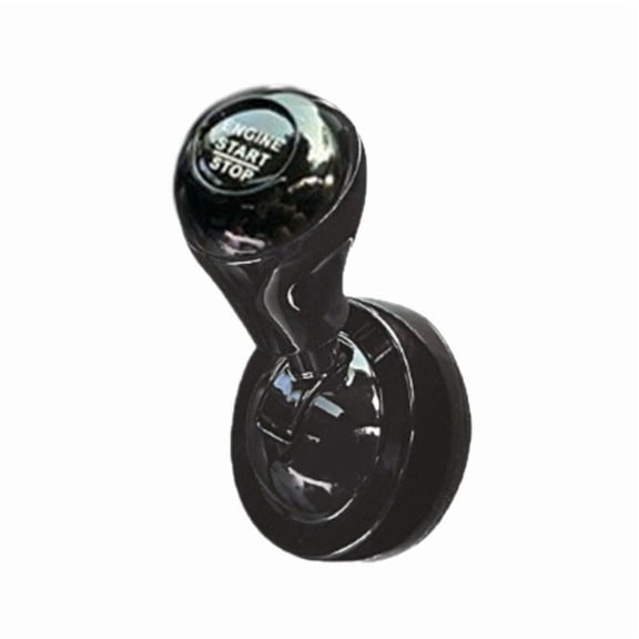 Car Starter Lever Decoration, Aluminum Alloy, Push-Start Button Enhancer, Universal Fit, Easy Install with Double-Sided Tape