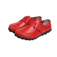 thumbnail image 2 of Tuobarr Womens Flat Shoes, Women's Comfortable Leather Loafers, Soft Walking Shoes Women Slip On, Flats Loafers for Women Wine, 2 of 5