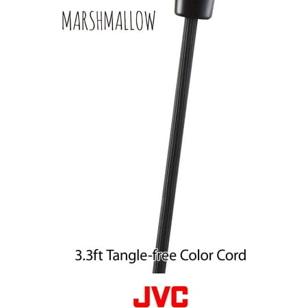 JVC - HA FX38M-E Marshmallow Wired In-Ear Headphones - Black