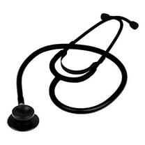 Ever Ready First Aid Dual Head Stethoscope, Stealth Black