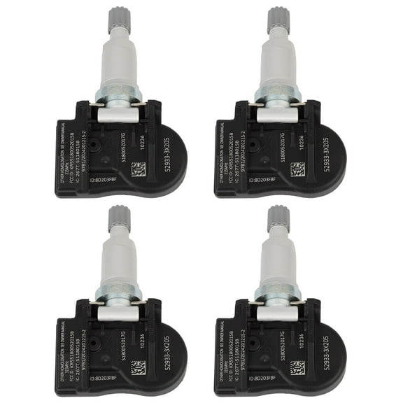 SCITOO TPMS Sensor Fits 2014-2016 For Hyundai 2014-2018 For Kia Replaces TPMS032 52933-3X205 4pcs 315MHz