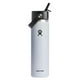 thumbnail image 1 of Botella Hydro Flask Blanca con Tapa Ancha y Popote Flexible, 1 of 3