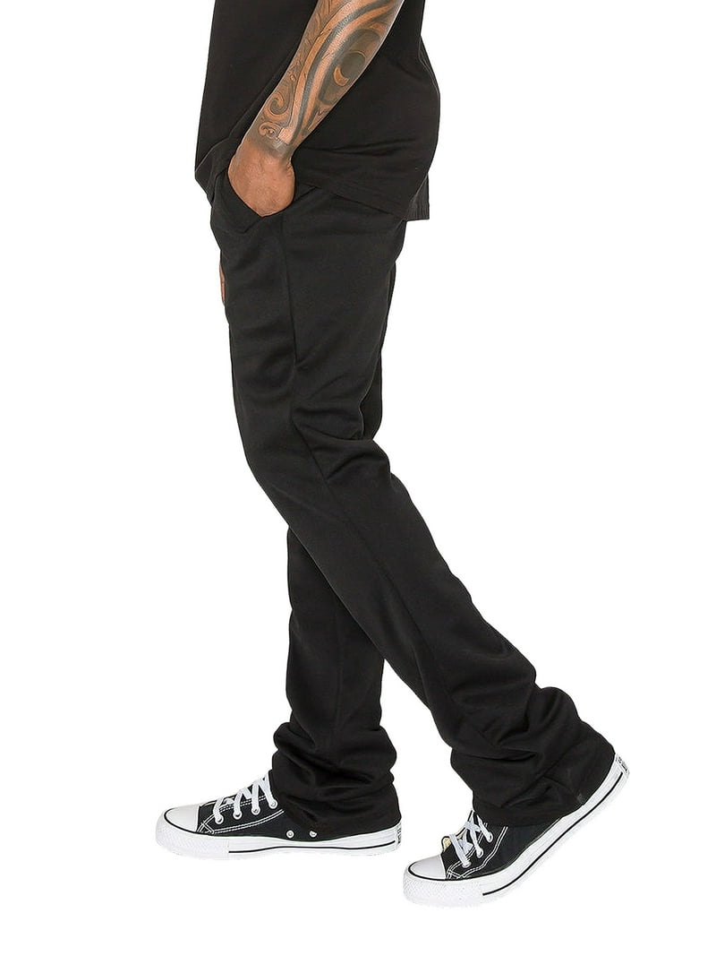 Victorious Men's Essential Solid Flare Stacked Track Pants