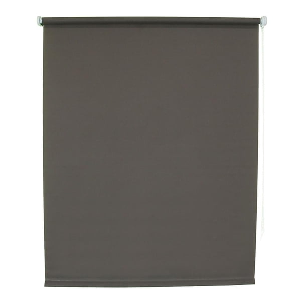 Persiana Deco 120 x 180 cm Enrollable Traslucida Gris Pardo